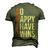 So Happy I Have Twins Twin Dad Father Mother Of Twins Men's 3D T-Shirt Back Print Army Green