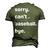 Sorry Cant Baseball Bye Home Run Busy Mom Dad Player Sport Men's 3D T-Shirt Back Print Army Green