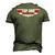 Top Dad Best Dad Ever Father 80S Fathers Day Men's 3D T-Shirt Back Print Army Green