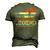 Vintage Dad The Man The Myth The Archery Legend Father Day Men's 3D T-shirt Back Print Army Green