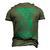 Warning Volleyball Dad Will Yell Loudly Men's 3D T-Shirt Back Print Army Green