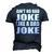 Aint No Bad Joke Like A Dad Joke Father Men's 3D T-Shirt Back Print Navy Blue