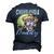 Chihuahua Daddy Dog Dad Father Men's 3D T-Shirt Back Print Navy Blue