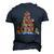 Christmas Pajama Airedale Terrier Xmas Tree Dog Dad Mom Men's 3D T-Shirt Back Print Navy Blue