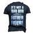 Dad Bod Figure Father Papa Daddy Poppa Stepdad Father´S Day Men's 3D T-Shirt Back Print Navy Blue