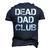 Dead Dad Club Vintage Saying Men's 3D T-Shirt Back Print Navy Blue
