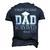 Forget The Grad Dad Survived Class Of 2023 Graduation Men's 3D T-Shirt Back Print Navy Blue