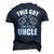 This Guy Is Going To Be An Uncle Pregnancy Announcement Men's 3D T-Shirt Back Print Navy Blue