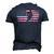 Hockey American Flag 4Th Of July Patriotic Usa Dad Men Son Men's 3D T-Shirt Back Print Navy Blue