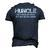 Huncle Like A Regular Uncle Only Way Better Looking Men's 3D T-Shirt Back Print Navy Blue
