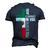 Jesus Christian Spanish Dad Fathers Day Mexican Flag Men's 3D T-Shirt Back Print Navy Blue