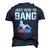 Just Here To Bang Fireworks 4Th Of July Dad Bod Father Men's 3D T-Shirt Back Print Navy Blue