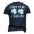 Lucky To Be A Twin Dad St Patricks Day Men's 3D T-Shirt Back Print Navy Blue