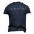 Piston Heartbeat Mechanic Engineer Men's 3D T-Shirt Back Print Navy Blue