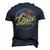 Promoted To Dad 2023 For New Dad First Time Men's 3D T-Shirt Back Print Navy Blue