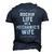 Proud Rockin Life As A Mechanics Wife Men's 3D T-Shirt Back Print Navy Blue