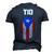 Puerto Rican Tio Uncle Puerto Rico Flag Latino Men's 3D T-Shirt Back Print Navy Blue