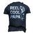 Reel Cool Papa Fishing Dad Fathers Day Fisherman Fish Men's 3D T-Shirt Back Print Navy Blue