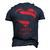 Super Boyfriend Superhero T Mother Father Day Men's 3D T-Shirt Back Print Navy Blue