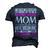 Super Cool Mom Of Hvac Mechanic T Men's 3D T-Shirt Back Print Navy Blue