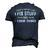 Thats What I Do I Fix Stuff And I Know Things Mechanic Men's 3D T-Shirt Back Print Navy Blue