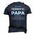 Trump Grandpa Grandfather Donald Trump Men's 3D T-Shirt Back Print Navy Blue