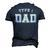 Type 1 Dad Awareness Sports Style Father Diabetes Men's 3D T-Shirt Back Print Navy Blue