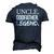 Uncle Godfather Legend Favorite Uncle Men's 3D T-Shirt Back Print Navy Blue