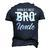 Worlds Best Bro Pregnancy Announcement Brother To Uncle Men's 3D T-Shirt Back Print Navy Blue