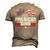 4Th Of July Matching All American Dad American Flag Men's 3D T-Shirt Back Print Khaki