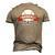 Baseball Dad Sport Coach Father Ball T Men's 3D T-Shirt Back Print Khaki