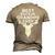 Best Buckin Grandpa Ever Deer Hunters Men's 3D T-shirt Back Print Khaki