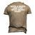 With A Body Like This Who Needs Hair Balding Dad Bod Men's 3D T-Shirt Back Print Khaki