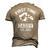 First Time Daddy New Dad Est 2023 Fathers Day T Men's 3D T-Shirt Back Print Khaki