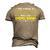 The Force Is Strong With This Dog Dad Fathers Day Men's 3D T-Shirt Back Print Khaki