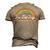 Free Dad Hugs Rainbow Flag Gay Lgbt Pride Month Daddy Men's 3D T-shirt Back Print Khaki
