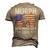Memorial Day Murph Us Military On Back Men's 3D T-Shirt Back Print Khaki