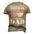 Military Retirement Hes Not Just A Veteran He Is My Dad Men's 3D T-Shirt Back Print Khaki