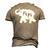 Papa Africa Elephant Father Matching For Dad Men's 3D T-Shirt Back Print Khaki