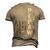 Pepaw American Military Camouflage Flag Fathers Day Men's 3D T-Shirt Back Print Khaki