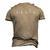 Piston Heartbeat Mechanic Engineer Men's 3D T-Shirt Back Print Khaki