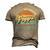 Poppa Like A Grandpa Only Cooler Vintage Dad Fathers Day Men's 3D T-Shirt Back Print Khaki