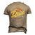 Promoted To Dad 2023 For New Dad First Time Men's 3D T-Shirt Back Print Khaki