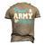 Proud Army Mom Military Mother Army Mom T Men's 3D T-Shirt Back Print Khaki