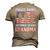 Proud Army National Guard Grandma Usa Veteran Military Men's 3D T-Shirt Back Print Khaki