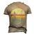 Reel Cool Pops Fishing Dad Fathers Day Fisherman Men's 3D T-Shirt Back Print Khaki