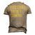 Retro Vintage Foxtrot Juliet Bravo Military Quote Men's 3D T-Shirt Back Print Khaki