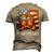 Shar Pei Dad American Flag 4Th Of July Dog Fathers Day Men's 3D T-Shirt Back Print Khaki