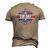 Top Dad The Best Of The Best Cool 80S 1980S Fathers Day Men's 3D T-Shirt Back Print Khaki