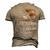 I Am A Veteran Like My Father Before Me Flag Usa Men's 3D T-Shirt Back Print Khaki